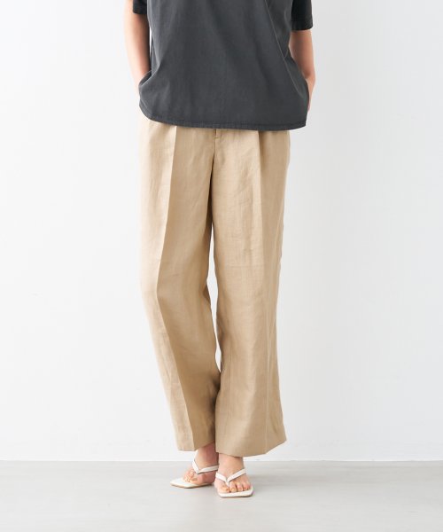 MICA&DEAL(マイカアンドディール)/adjastable linen pants/img23