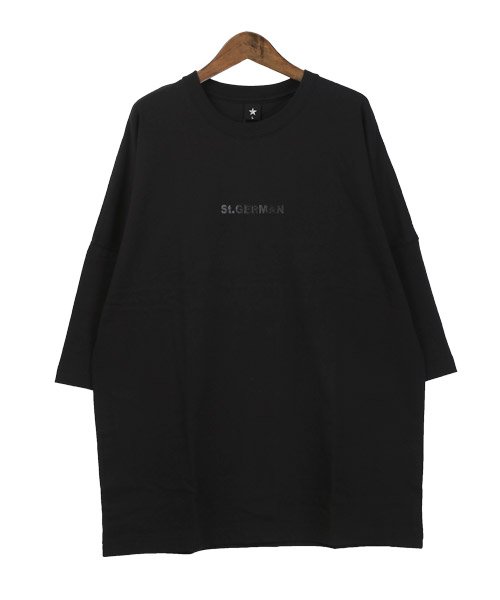 LUXSTYLE(ラグスタイル)/TRAP/U(トラップユー)St.GERMANバックプリントTシャツ/Tシャツ メンズ 半袖 ビッグシルエット バックロゴ プリント/img08