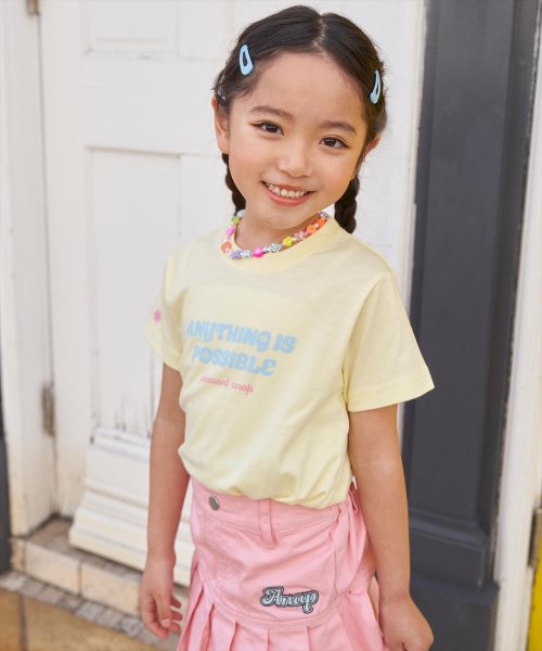 ANAP KIDS(アナップキッズ)/ビーズネックレス付きTシャツ/img01