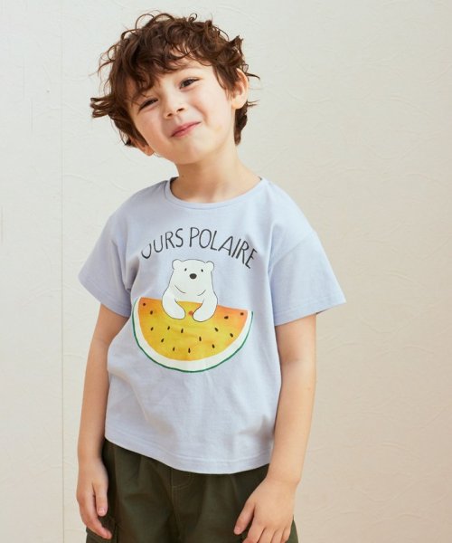 anyFAM（KIDS）(エニファム（キッズ）)/接触冷感 ミラクルプリント Tシャツ/img07