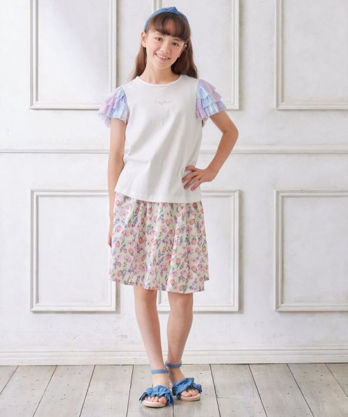 anyFAM（KIDS）(エニファム（キッズ）)/接触冷感 レインボーチュール Tシャツ/img02