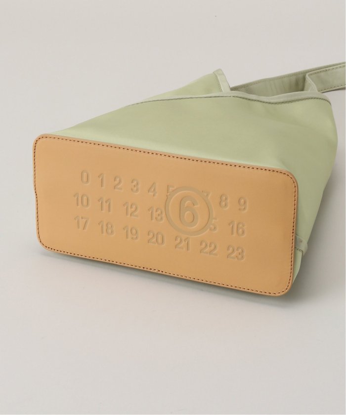 Maison Margiela MM6 ベージュ レザートートバッグ MM6 Maison