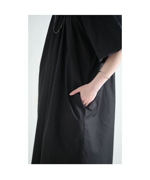 Sawa a la mode(サワアラモード)/ふんわり袖のコットンロングワンピース/img10