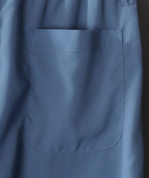 SITRY(SITRY)/【SITRY】オープンカラー ドルマンスリーブ シャツ＆テーパードパンツ セットアップ メンズ 半袖 シャツ 上下セット/img06