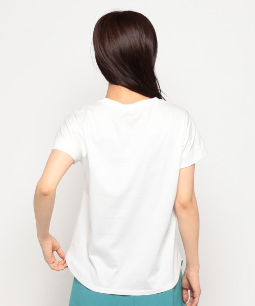 Leilian(レリアン)/ロゴ×フラワー刺繍Tシャツ/img19