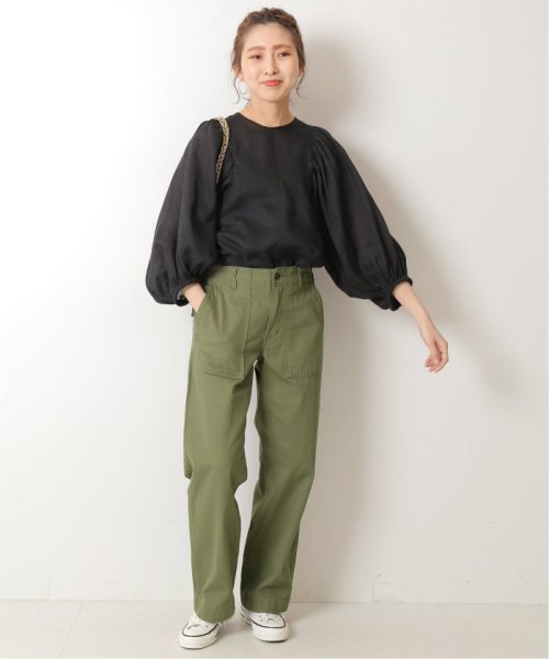 Spick & Span(スピック＆スパン)/≪WEB限定追加≫ボリュームスリーブラミーブラウス/img02