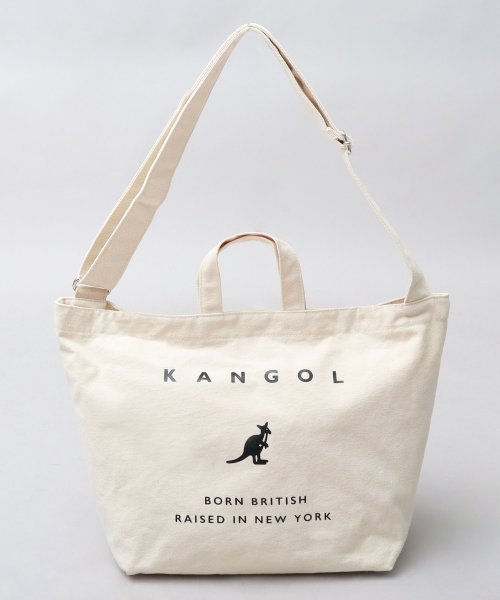 KANGOL(KANGOL)/KANGOL カンゴール キャンバス ショルダートート 2WAY トートバッグ ショルダーバッグ A4數納 通勤 通学 旅行 アウトドア/img12