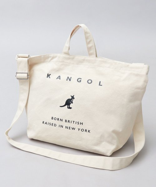 KANGOL(KANGOL)/KANGOL カンゴール キャンバス ショルダートート 2WAY トートバッグ ショルダーバッグ A4數納 通勤 通学 旅行 アウトドア/img21