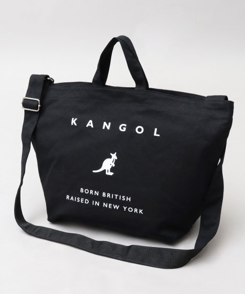 KANGOL(KANGOL)/KANGOL カンゴール キャンバス ショルダートート 2WAY トートバッグ ショルダーバッグ A4數納 通勤 通学 旅行 アウトドア/img22