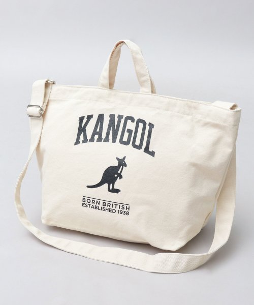 KANGOL(KANGOL)/KANGOL カンゴール キャンバス ショルダートート 2WAY トートバッグ ショルダーバッグ A4數納 通勤 通学 旅行 アウトドア/img23