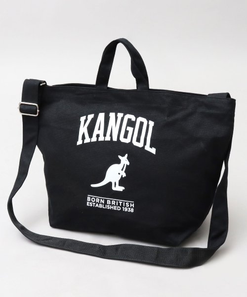 KANGOL(KANGOL)/KANGOL カンゴール キャンバス ショルダートート 2WAY トートバッグ ショルダーバッグ A4數納 通勤 通学 旅行 アウトドア/img24