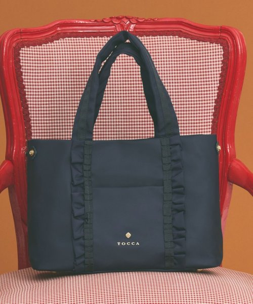 【撥水】FRILL A4 NYLONTOTE トートバッグ 