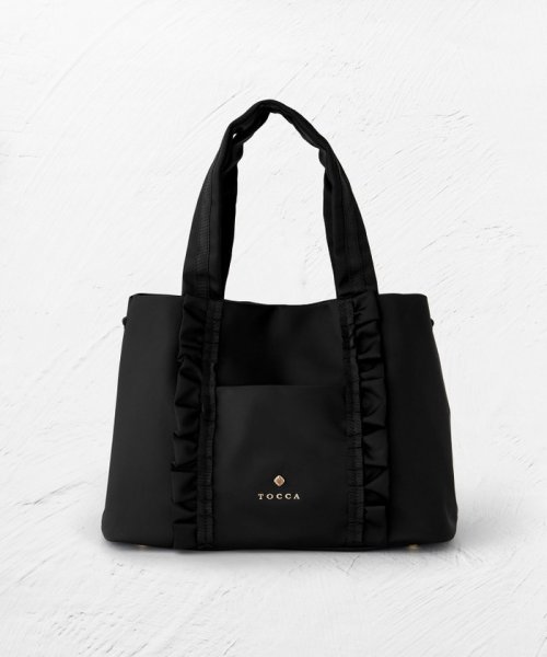 【撥水】FRILL A4 NYLONTOTE トートバッグ 