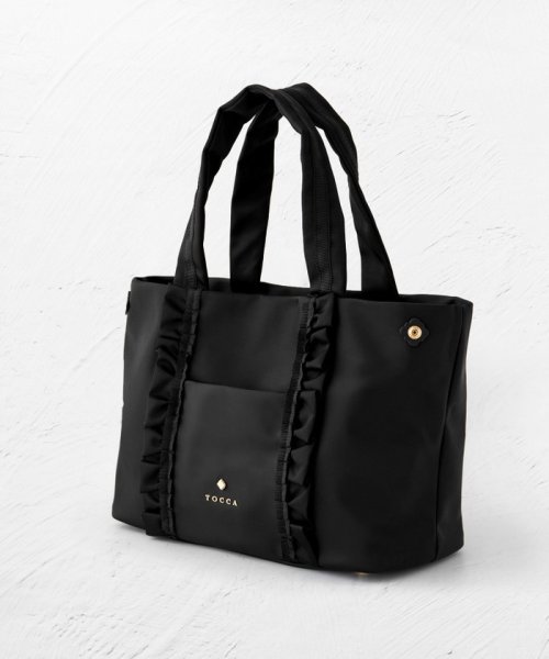 【撥水】FRILL A4 NYLONTOTE トートバッグ 