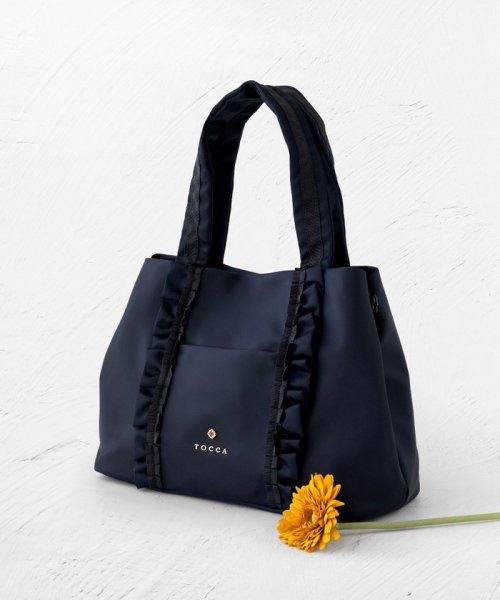 【撥水】FRILL A4 NYLONTOTE トートバッグ 