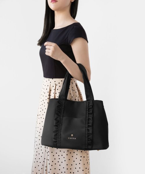 【撥水】FRILL A4 NYLONTOTE トートバッグ 