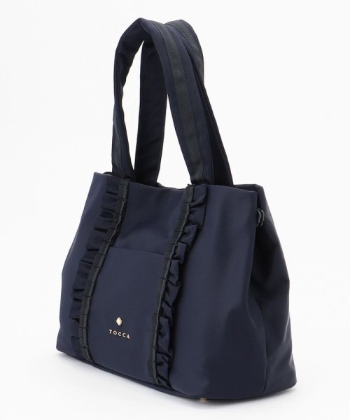 【撥水】FRILL A4 NYLONTOTE トートバッグ 