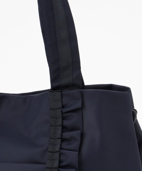 【撥水】FRILL A4 NYLONTOTE トートバッグ 