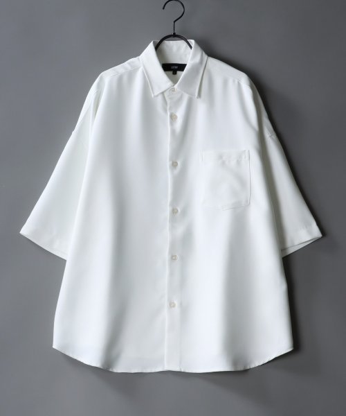 SITRY(SITRY)/【SITRY】Oversize Drop shoulder Regular collar shirt/オーバーサイズ ドロップショルダー レギュラーカラーシャツ/img67