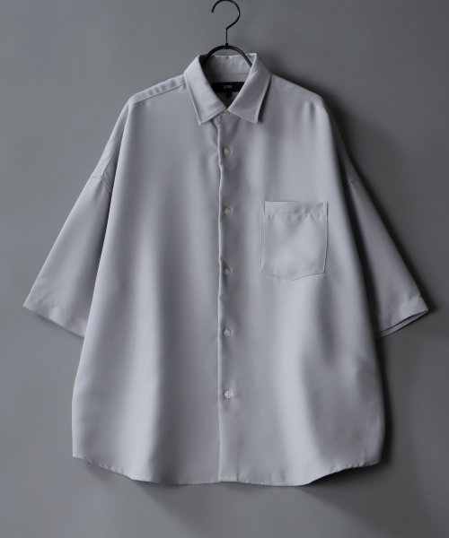 SITRY(SITRY)/【SITRY】Oversize Drop shoulder Regular collar shirt/オーバーサイズ ドロップショルダー レギュラーカラーシャツ/img68