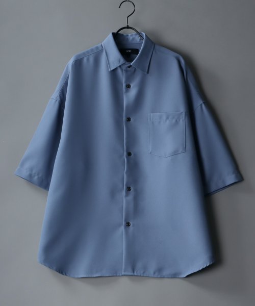 SITRY(SITRY)/【SITRY】Oversize Drop shoulder Regular collar shirt/オーバーサイズ ドロップショルダー レギュラーカラーシャツ/img69
