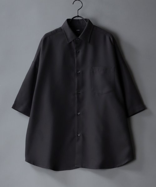 SITRY(SITRY)/【SITRY】Oversize Drop shoulder Regular collar shirt/オーバーサイズ ドロップショルダー レギュラーカラーシャツ/img70