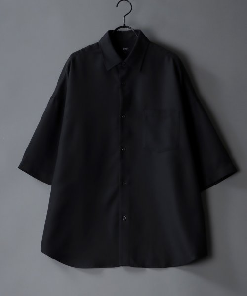 SITRY(SITRY)/【SITRY】Oversize Drop shoulder Regular collar shirt/オーバーサイズ ドロップショルダー レギュラーカラーシャツ/img71