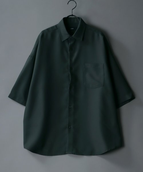 SITRY(SITRY)/【SITRY】Oversize Drop shoulder Regular collar shirt/オーバーサイズ ドロップショルダー レギュラーカラーシャツ/img74
