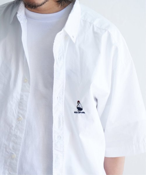 VENCE　EXCHANGE(ヴァンス　エクスチェンジ)/オックスチェスト刺繍ビッグシャツ/img30