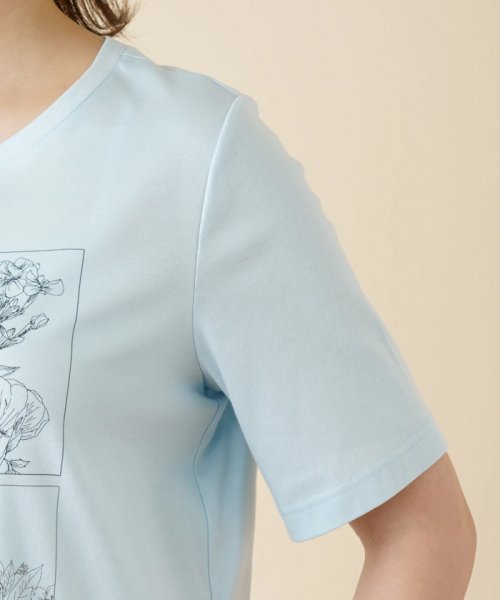 Leilian(レリアン)/フラワーボックスプリントTシャツ【Leilian WHITE LABEL】/img16