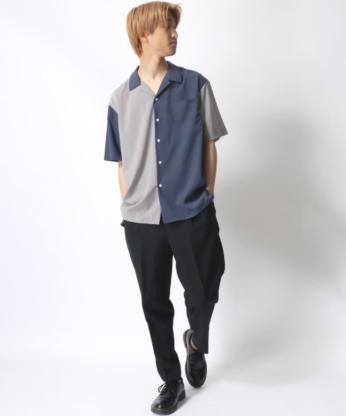 SITRY(SITRY)/【SITRY】Drape Open Collar Shirt/ドレープ オープンカラー 半袖シャツ/メンズ シャツ トップス きれいめ カジュアル/img29