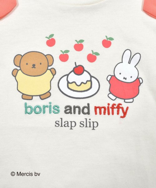 SLAP SLIP(スラップスリップ)/【miffyコラボアイテム】ミッフィーとおともだち前面プリント肩リボン付半袖Tシ/img08