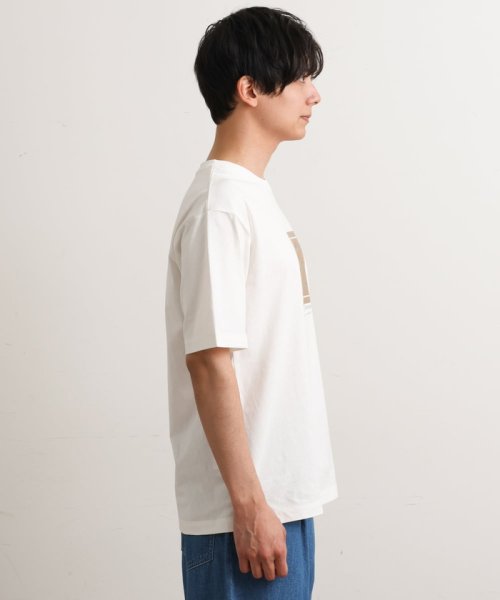 a.v.v (MEN)(アー・ヴェ・ヴェメンズ)/スクエアプリントセミワイドシルエットTシャツ/img09