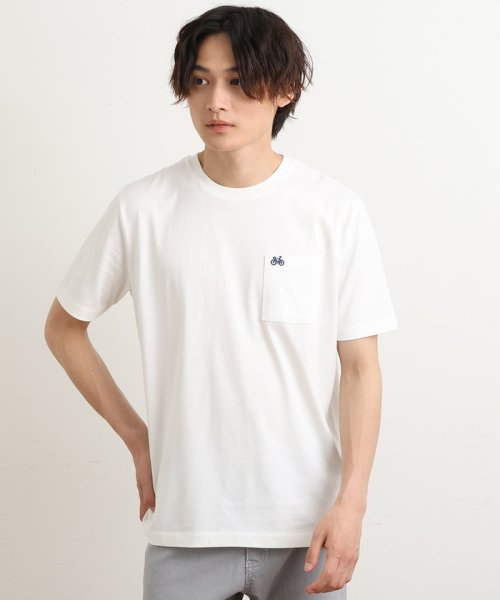 a.v.v (MEN)(アー・ヴェ・ヴェメンズ)/【接触冷感/S－XXL】自転車刺繍Tシャツ/img08