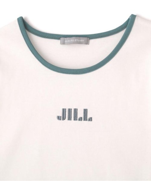 JILL by JILL STUART(ジル バイ ジル スチュアート)/バイカラーパイピングシシュウロゴTシャツ/img10