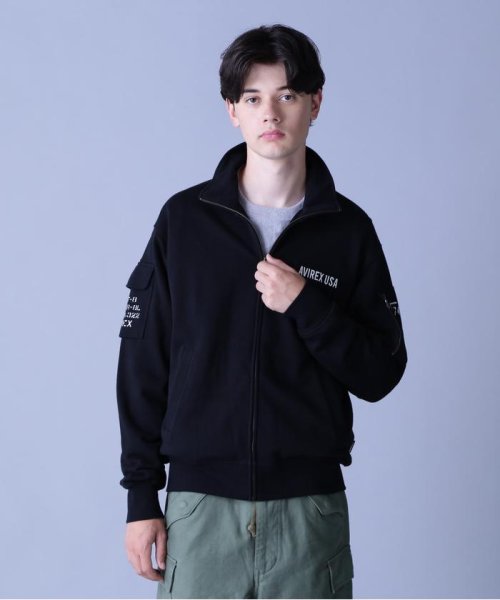 AVIREX(AVIREX)/FATIGUE STAND ZIPUP SWEAT / ファティーグ ジップアップ スウェット  / AVIREX / アヴィレックス/img02