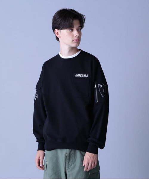 AVIREX(AVIREX)/FATIGUE CREWNECK SWEAT / ファティーグ クルーネック スウェット / AVIREX / アヴィレックス/img02