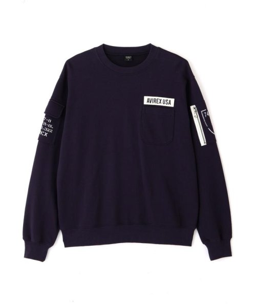 AVIREX(AVIREX)/FATIGUE CREWNECK SWEAT / ファティーグ クルーネック スウェット / AVIREX / アヴィレックス/img09