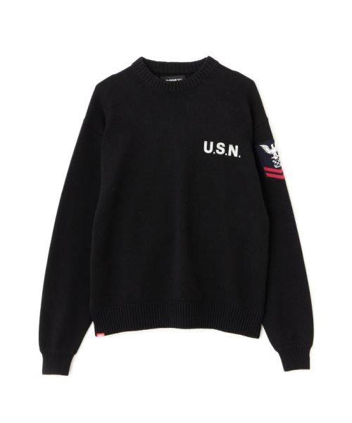 AVIREX(AVIREX)/NAVAL CREWNECK KNIT / ネイバル クルーネック ニット / AVIREX / アヴィレックス/img08