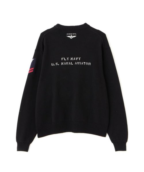 AVIREX(AVIREX)/NAVAL CREWNECK KNIT / ネイバル クルーネック ニット / AVIREX / アヴィレックス/img09