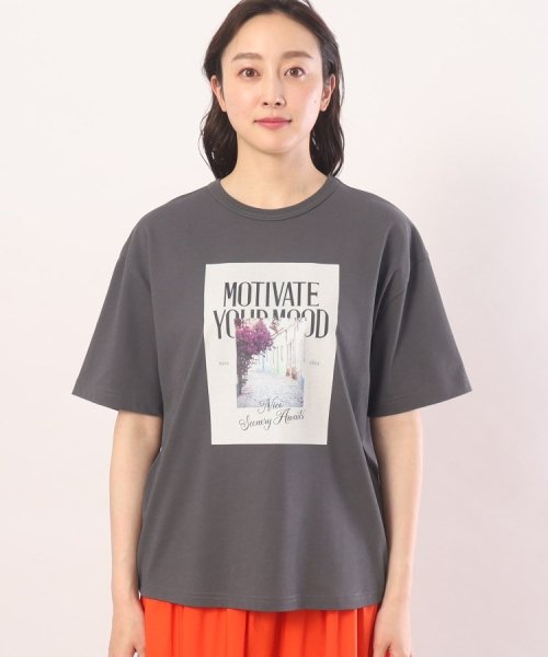 UNTITLED(アンタイトル)/【洗える】カジュアルフォトプリントTシャツ/img02