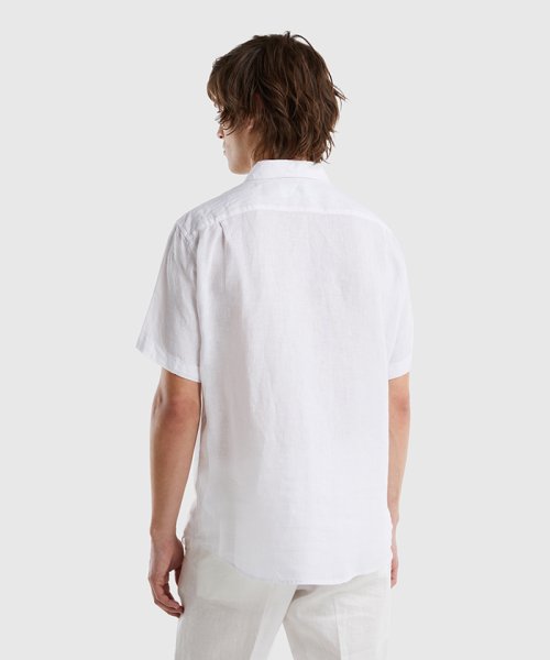 BENETTON (mens)(ベネトン（メンズ）)/リネン100％半袖シャツ/img01