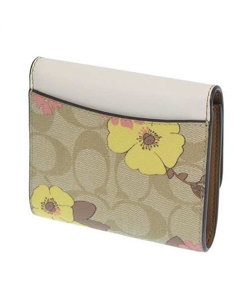 COACH(コーチ)/COACH コーチ FLORAL CLUSTER フローラル クラスター  SMALL TRIFOLD 三つ折り 財布/img03