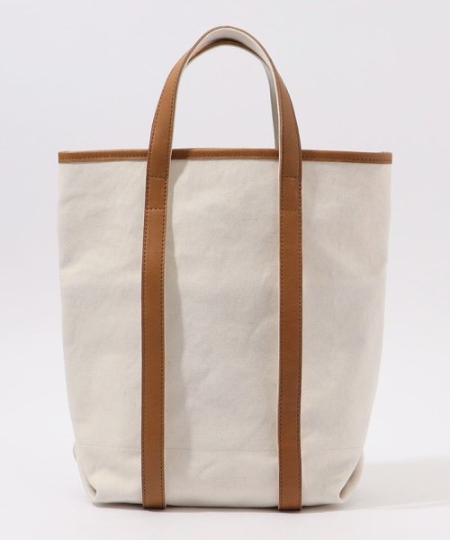 【別注】AMIACALVA レザーハンドルキャンバストート 