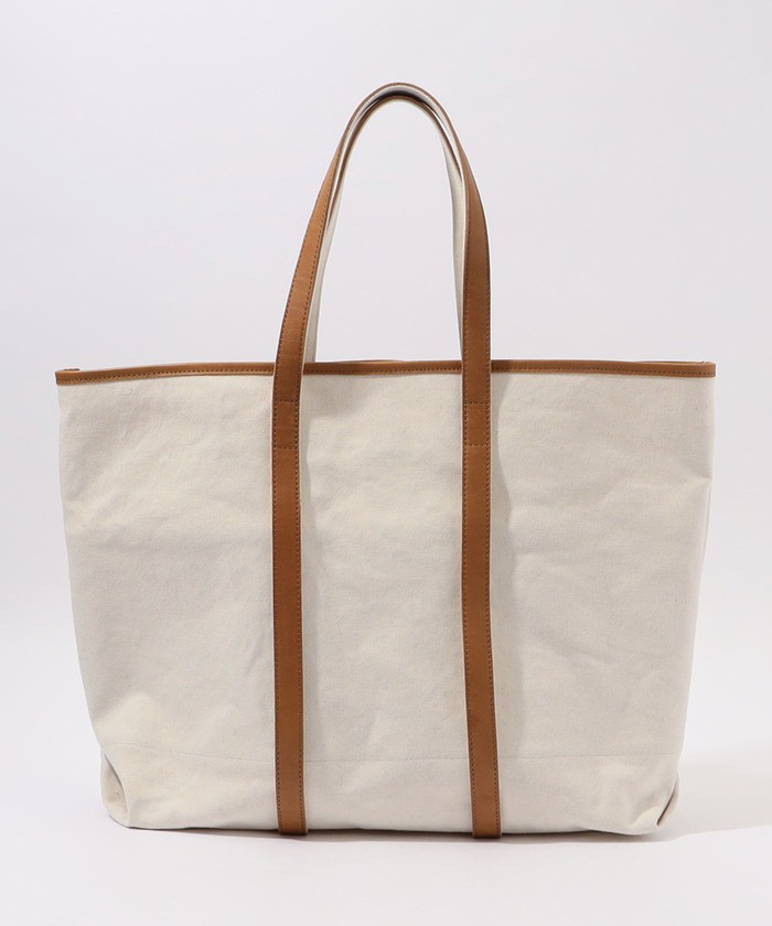 別注】AMIACALVA レザーハンドルキャンバストート 【別注】AMIACALVA