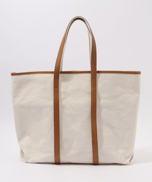 【別注】AMIACALVA レザーハンドルキャンバストート 