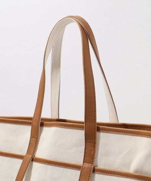 【別注】AMIACALVA レザーハンドルキャンバストート 