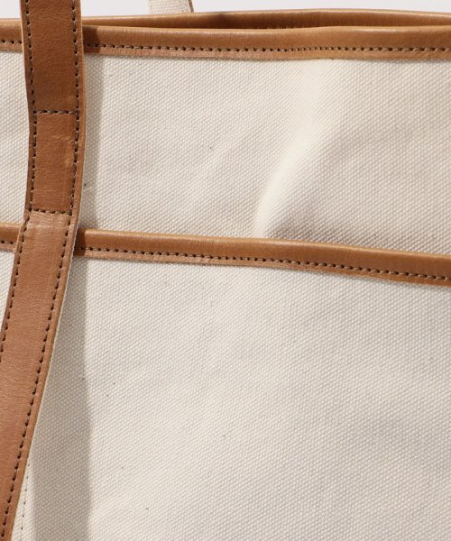 【別注】AMIACALVA レザーハンドルキャンバストート 