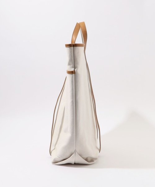 【別注】AMIACALVA レザーハンドルキャンバストート 