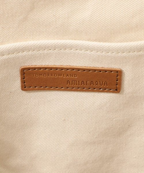 【別注】AMIACALVA レザーハンドルキャンバストート 